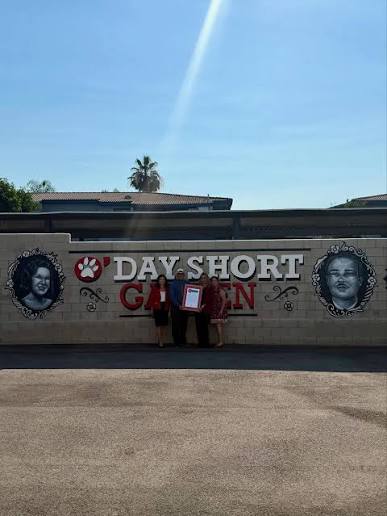 Dedication at the O'Day Short Garden
