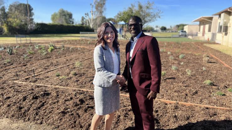 Community garden dedication